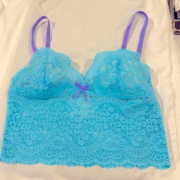 Victoria's Secret Tops - VICTORIAS SECRET BLUE & LAVENDER CAMISOLE